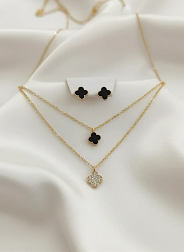 Set Duo Clover Black