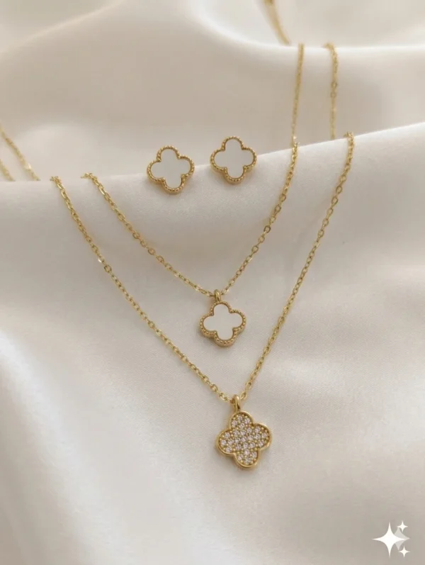 Set Duo Clover White