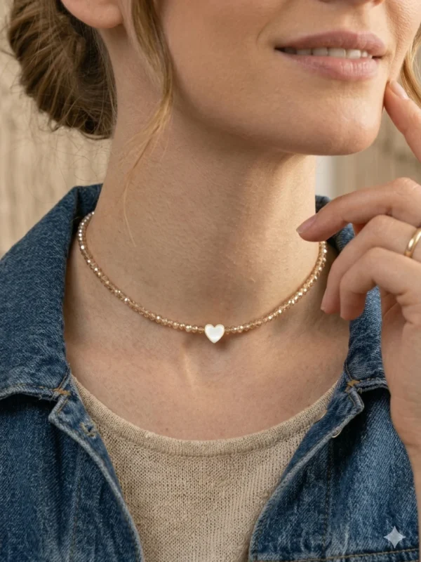 Choker Murano Corazon