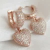 Oro Rosa Hoop